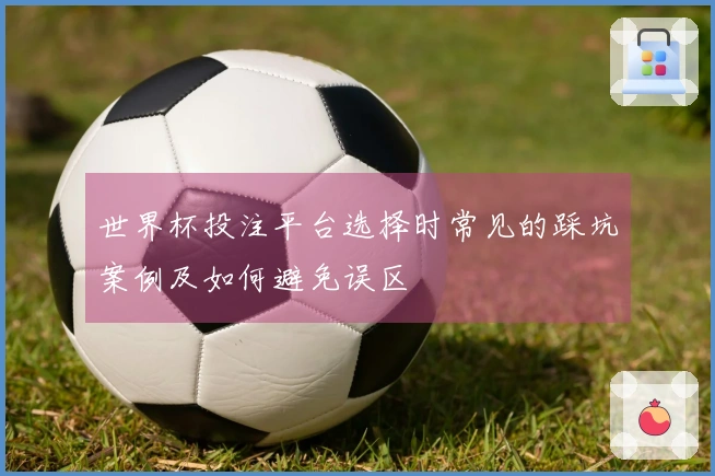 世界杯投注平台选择时常见的踩坑案例及如何避免误区