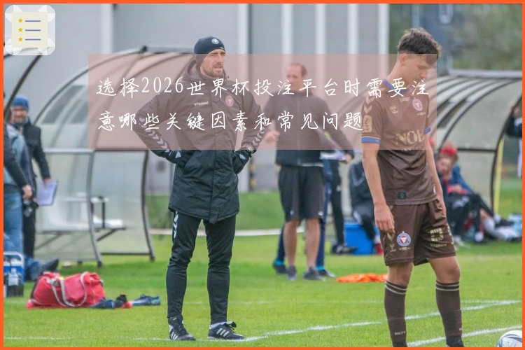 选择2026世界杯投注平台时需要注意哪些关键因素和常见问题